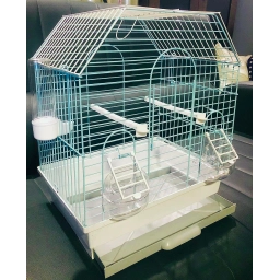 TURKUAZ RENKLİ EV TİPİ KAFES 