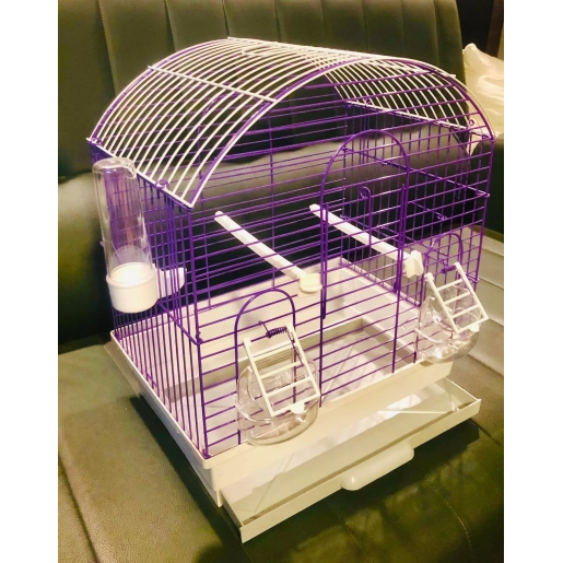 MOR RENKLİ EV TİPİ KAFES