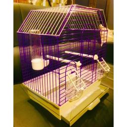 MOR RENKLİ EV TİPİ KAFES