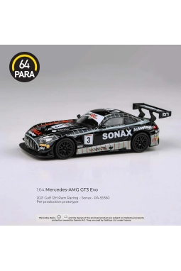 Mercedes AMG GT3 Evo 2021 Gulf 12hr Ram Racing Sonax Livery
