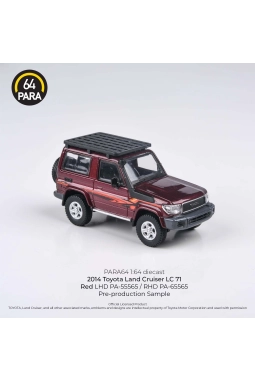 Toyota 2014 Land Cruiser 71 Short Wheels Base Red w