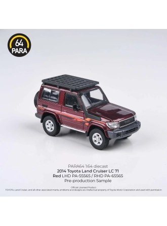 Toyota 2014 Land Cruiser 71 Short Wheels Base Red w