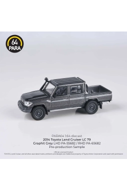 Para64 Toyota 2014 Land Cruiser Double Cab Pickup LC79 graphite Grey Rhd