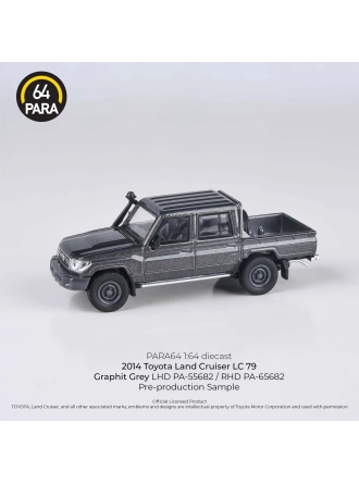 Para64 Toyota 2014 Land Cruiser Double Cab Pickup LC79 graphite Grey Rhd