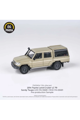 Toyota 2014 Land Cruiser Double Cab Pickup LC79 Sandy Taupe w