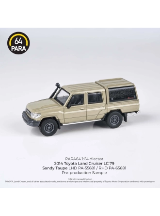Toyota 2014 Land Cruiser Double Cab Pickup LC79 Sandy Taupe w