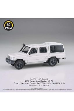 Toyota Land Cruiser LC 79 2012 French Vanilla with Canopy