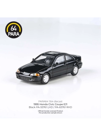 1995 Honda Civic Coupe EJ1 Black Rhd