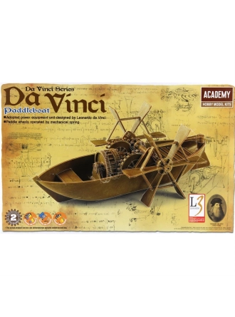 ACADEMY 18130 DA VİNCİ YANDAN ÇARKLI BOT, PLASTİK MODEL KİTİ
