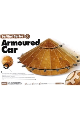 ACADEMY 18136 DA VİNCİ ZIRHLI ARABA, PLASTİK MODEL KİTİ