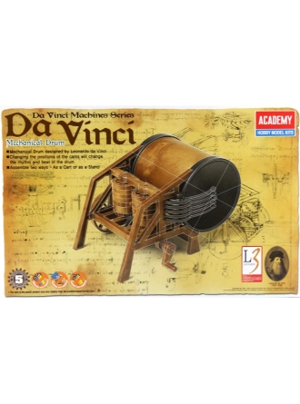 ACADEMY 18138 DA VİNCİ MEKANİK DAVULU, PLASTİK MODEL KİTİ