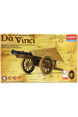 ACADEMY 18142 DA VİNCİ SPİNGARDE TOPU, PLASTİK MODEL KİTİ