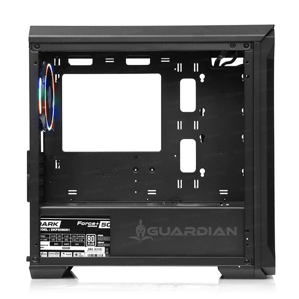 DARK GUARDIAN MINI DKCHGRMINI580BR 500W 80  BRONZE Gaming Mid-Tower PC Kasası SİYAH