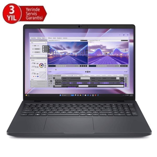 DELL 16” PRO MAX MC16250_2 ULTRA 7 255H-32GB DDR5 RAM-1TB NVME-6GB RTX PRO500 BWL-W11P Taşınabilir İş istasyonu