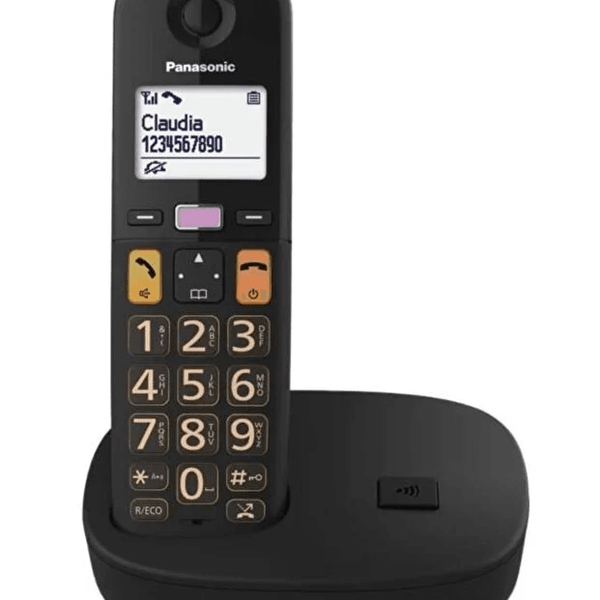 PANASONIC KX-TGU110 Kablosuz LCD Ekranlı Telefon Siyah