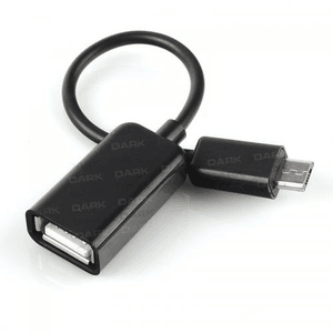 DARK 20cm DK-CB-USB2MICROTG2 Micro USB 2.0 OTG Kablo Siyah