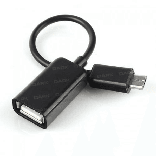DARK 20cm DK-CB-USB2MICROTG2 Micro USB 2.0 OTG Kablo Siyah
