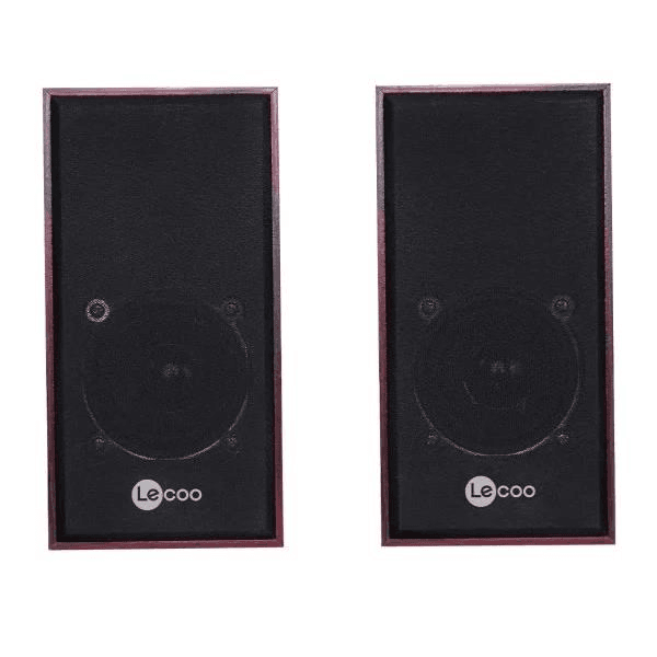 LECOO DS105 1+1 Siyah 5w RMS Hoparlör Ahşap