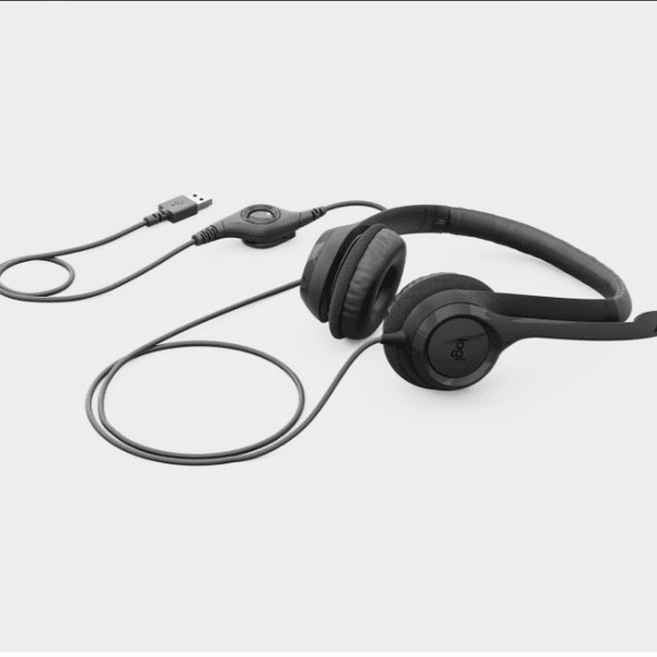 LOGITECH H390 USB Mikrofonlu Kulaklık Siyah Headset 981-000406