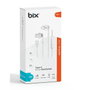 BIX HF01C-WE Type-C Beyaz 14MM EXTRA BASS KULAKİÇİ Mikrofonlu Kulaklık