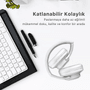 BIX BH2-IG Buz Grisi Souncraft BH2 Katlanabilir Kablosuz Kulaklık