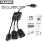 DARK 80cm DK-AC-USB2MICRO2 USB OTG Kablo Siyah