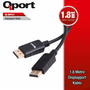QPORT 1.8metre Q-DP01 DP Kablo
