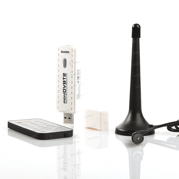 DARK MiniDVBT2 DK-AC-TVUSBDVBT2 Karasal,Analog USB TV Kartı