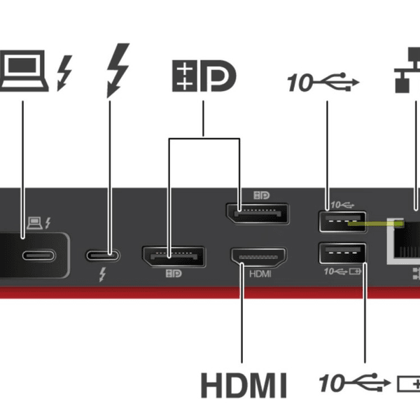 LENOVO THINKPAD 40B00135EU Evrensel USBC Dock Bağlantı İstasyonu