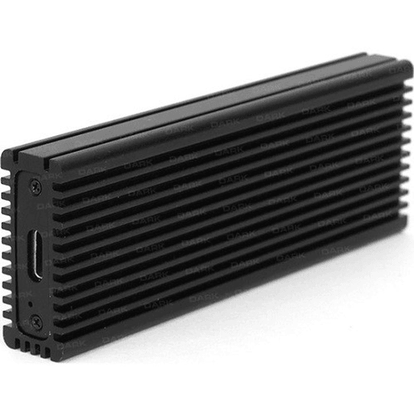 DARK Type-C DK-AC-DSEM4 NVMe M2 Alüminyum Harddisk Kutusu Siyah