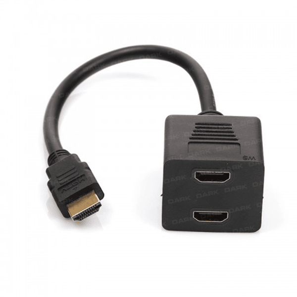 DARK DK-HD-AMX2F HDMI-2x HDMI Görüntü Adaptörü Siyah