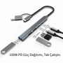 INCA IUTP-06T 5port USB 3.0 TYPEC Çoklayıcı Hub