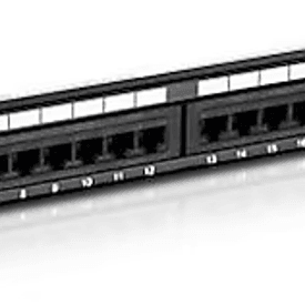 ODS 1U 24port Cat6 Utp Bakır Patch Panel U-P24UTP