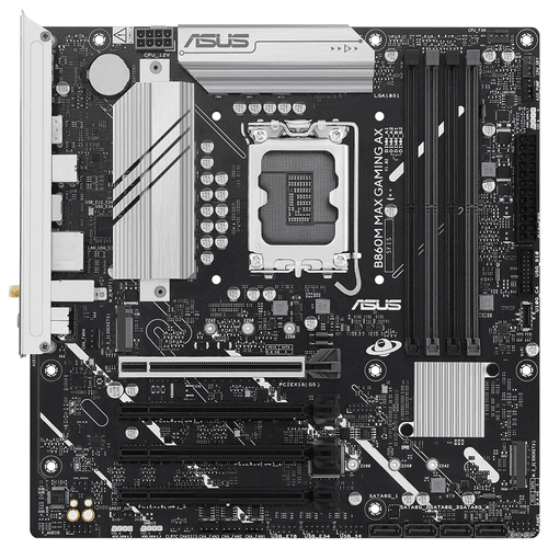ASUS B860M MAX GAMING AX WIFI6 DDR5 HDMI-DP TYPEC PCIE 5.0 1851P MATX                               
