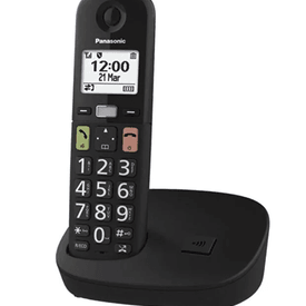 PANASONIC KX-TGU110 Kablosuz LCD Ekranlı Telefon Siyah