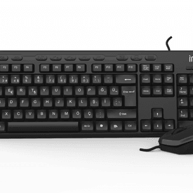 INCA IMK-375T Kablolu USB Q Trk Siyah Klavye - Mouse Set