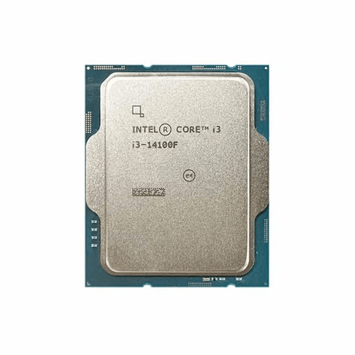 INTEL CORE i3 14100F 17MB 4çekirdekli VGA YOK 1700p 58w Kutusuz+Fansız 