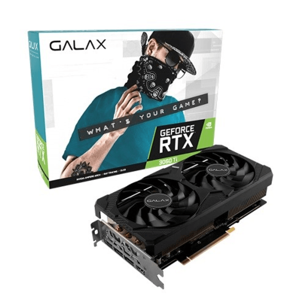 GALAX RTX3060TI 8GB 1 CLICK OC PLUS 36ISL6MD1VQW GDDR6X 256bit HDMI DP PCIe 16X v4.0