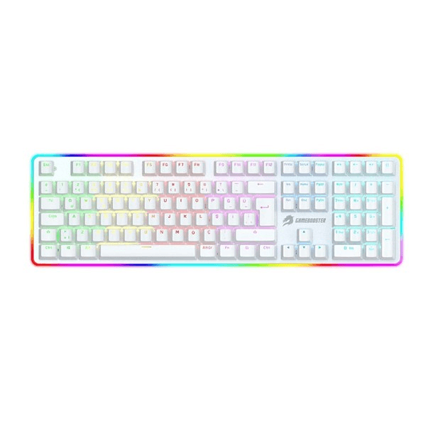 GameBooster G918 USB Q Trk RGB Mekanik Beyaz Gaming Klavye GB-G918R-WH