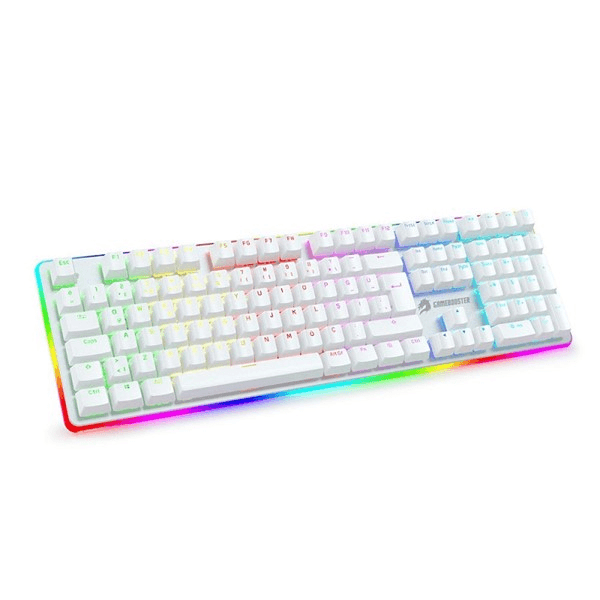 GameBooster G918 USB Q Trk RGB Mekanik Beyaz Gaming Klavye GB-G918R-WH