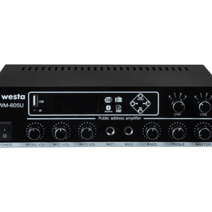 WESTA WM-605U 100W 2-bölgeli Mikser Amfi  
