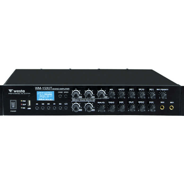 WESTA WM-150UT 6-bölgeli 150W Mikser Amfi 100V