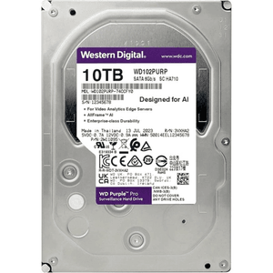 WD 10TB Purple Pro WD102PURP 512MB 7200RPM SATA-3  Güvenlik Diski