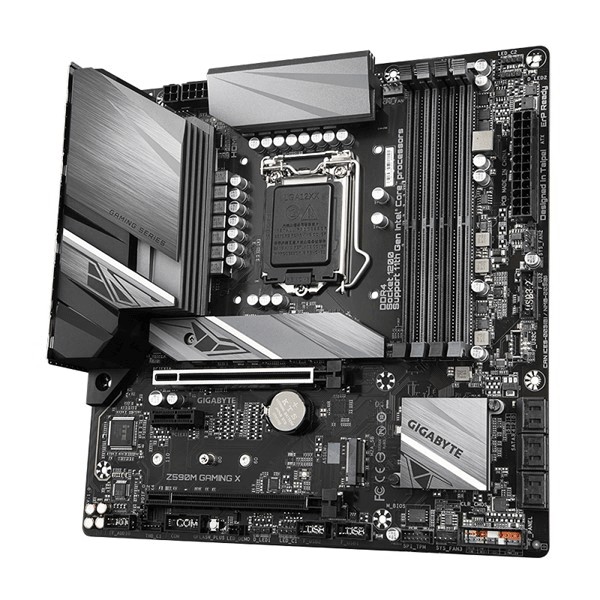 GIGABYTE Z590M GAMING X DDR4 M2 PCIe NVME HDMI DP PCIe 16X v4.0 1200p v2 mATX