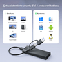 FRISBY FHC-M2315 Type-C USB 3.1 PCIe NVMe M2 Alüminyum Harddisk Kutusu