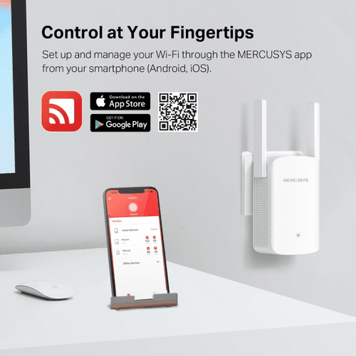 MERCUSYS ME60X WIFI6 AX1500 Menzil Genişletici Router Priz Tip
