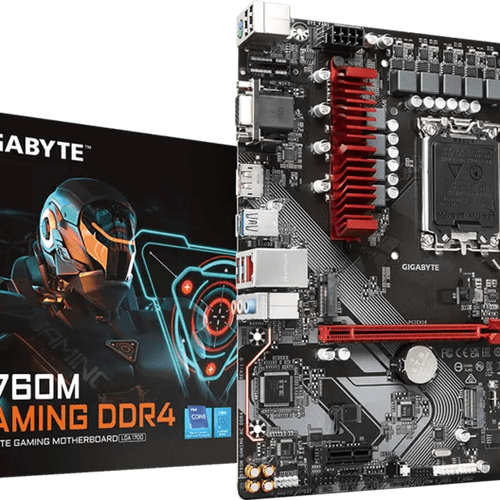 GIGABYTE B760M GAMING DDR4 HDMI-DP TYPEC PCIE 4.0 1700p mATX