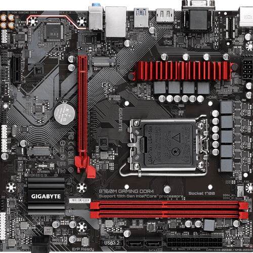 GIGABYTE B760M GAMING DDR4 HDMI-DP TYPEC PCIE 4.0 1700p mATX