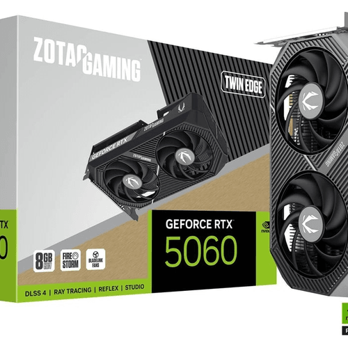 ZOTAC RTX5060 8GB TWIN EDGE ZT-B50600E-10M GDDR7 128bit HDMI DP PCIe 5.0