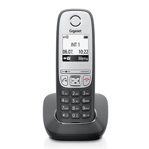 GIGASET A415 Kablosuz LCD Ekranlı Telefon Siyah Gümüş